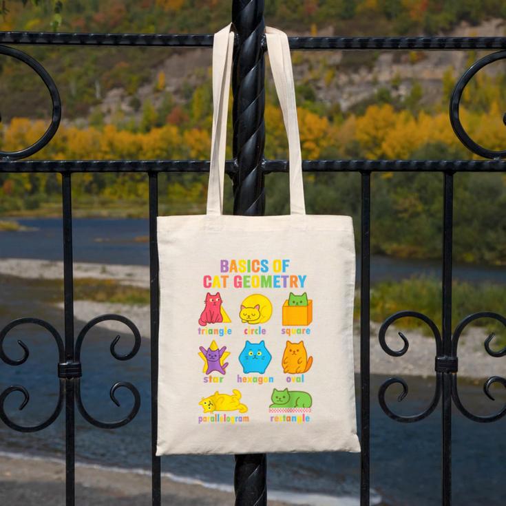Math Cat Geometry Back To School Mathematics Teacher Canvas Tote Bag, funny design Math Cat Geometry Back To School Mathematics Teacher Canvas Tote Bag, funny design
