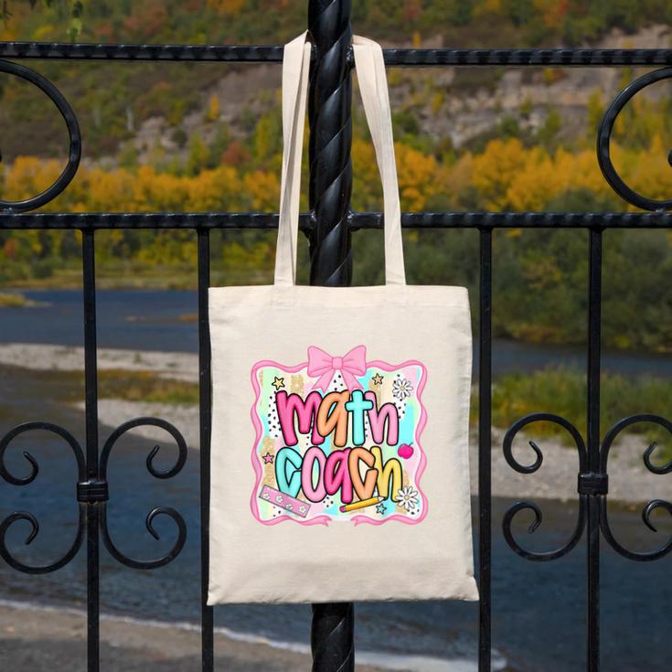 Math Coach Back To School Math Teacher Canvas Tote Bag, funny design Math Coach Back To School Math Teacher Canvas Tote Bag, funny design