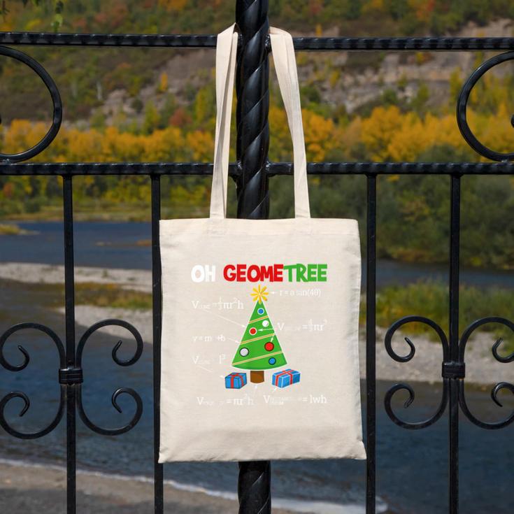 Oh Geometree Christmas Tree Geometry Math Teacher Canvas Tote Bag, funny design Oh Geometree Christmas Tree Geometry Math Teacher Canvas Tote Bag, funny design