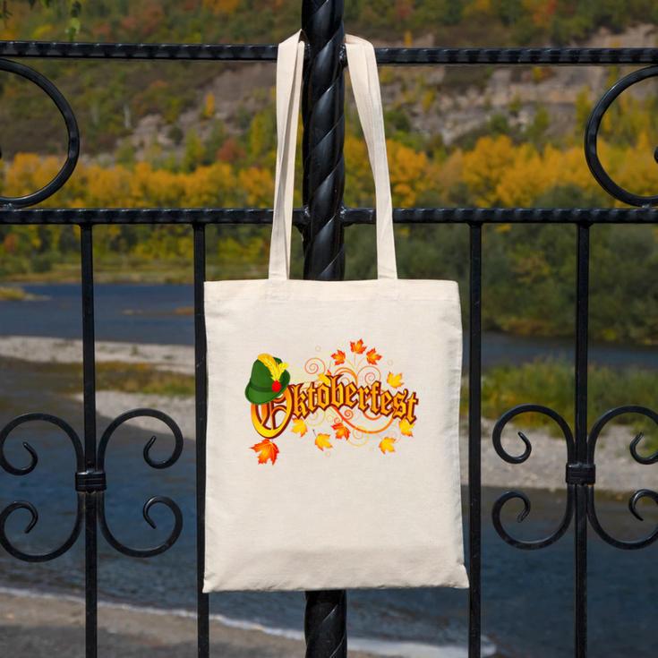 Oktoberfest German Beer Festival October Canvas Tote Bag, funny design