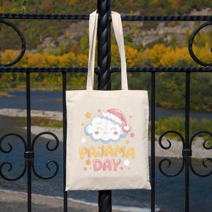 Pajama Day School Spirit Week Fun Cloud Teacher Canvas Tote Bag, funny design Pajama Day School Spirit Week Fun Cloud Teacher Canvas Tote Bag, funny design