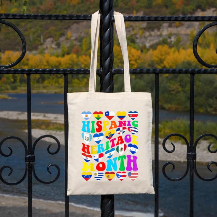 Hispanic Heritage Month 2025 Latino Puerto Rico Teacher Kids Canvas Tote Bag, funny design
