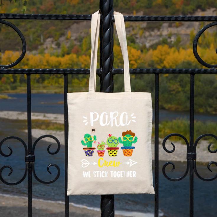 PARA Crew School Cactus Team PARA Teacher Squad For Men Women Kids Canvas Tote Bag, funny design PARA Crew School Cactus Team PARA Teacher Squad For Men Women Kids Canvas Tote Bag, funny design