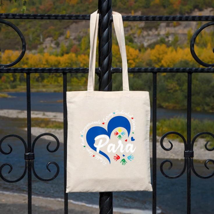 Para Heart Teacher Paraprofessional School Appreciation Canvas Tote Bag, funny design Para Heart Teacher Paraprofessional School Appreciation Canvas Tote Bag, funny design