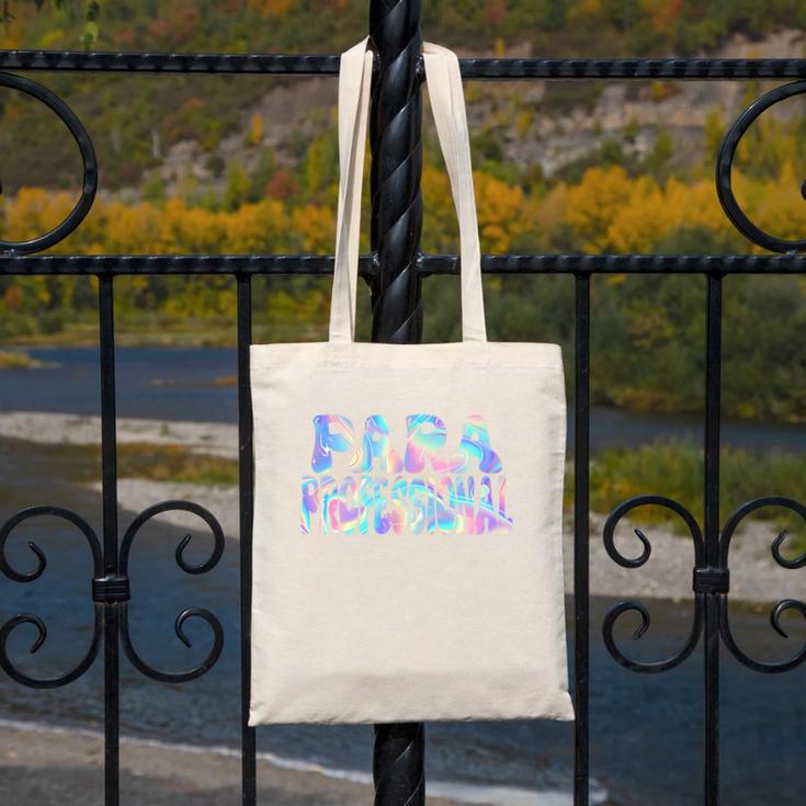Paraprofessional Groovy Back To School Cute Teachers Women Canvas Tote Bag, funny design