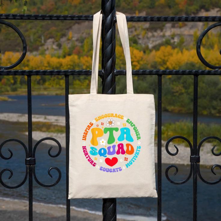 Parents Teacher Association Team Supporter PTA Squad For Men Women Girls Kids Canvas Tote Bag, funny design
