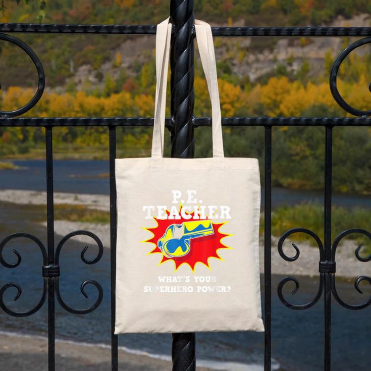PE Physical Education Teacher Superhero Power School Canvas Tote Bag, Pe Teacher Gifts, funny design PE Physical Education Teacher Superhero Power School Canvas Tote Bag, Pe Teacher Gifts, funny design