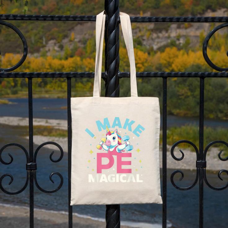 PE Teacher Unicorn I Make PE Magical Canvas Tote Bag, Pe Teacher Gifts, funny design PE Teacher Unicorn I Make PE Magical Canvas Tote Bag, Pe Teacher Gifts, funny design