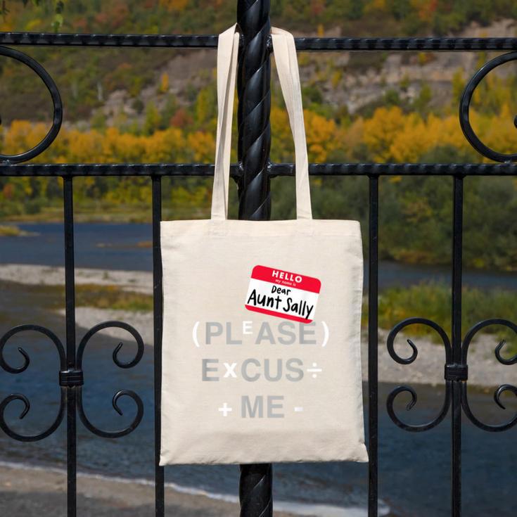 PEMDAS Math Teacher Halloween Costume Canvas Tote Bag, funny design