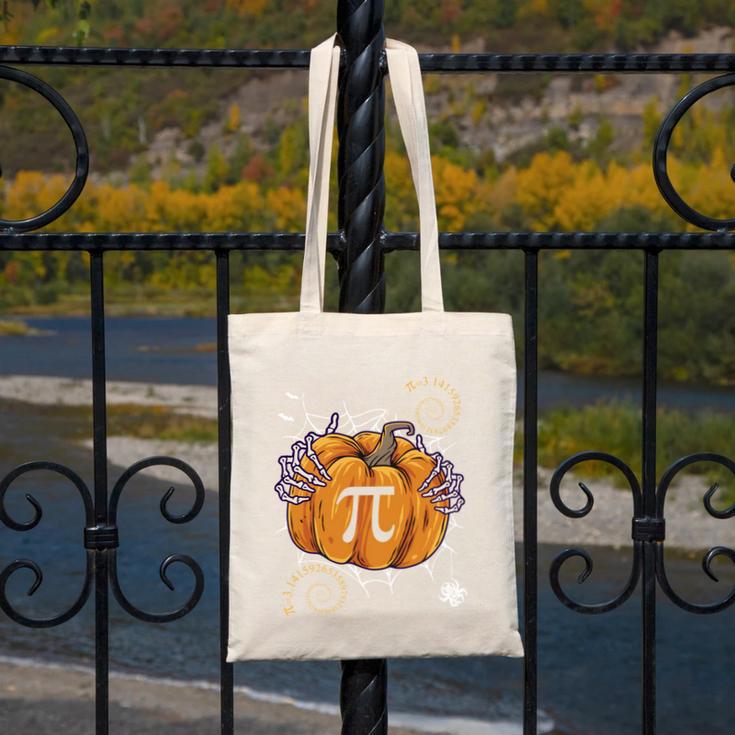 Pi Day Pumpkin Pi Math Teacher Halloween Costume Canvas Tote Bag, funny design Pi Day Pumpkin Pi Math Teacher Halloween Costume Canvas Tote Bag, funny design