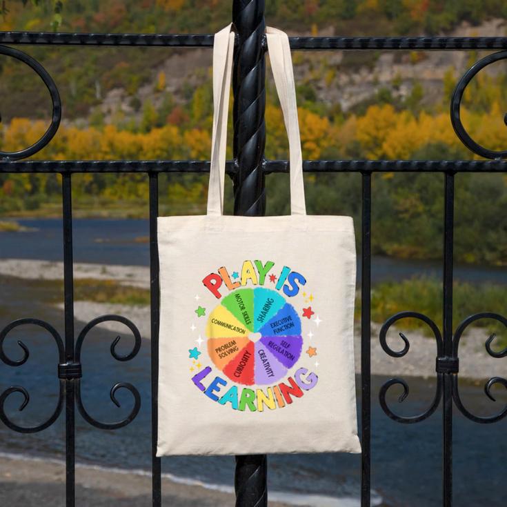Play Is Learning Teacher Kindergarten For Men Women Kids Canvas Tote Bag, funny design Play Is Learning Teacher Kindergarten For Men Women Kids Canvas Tote Bag, funny design