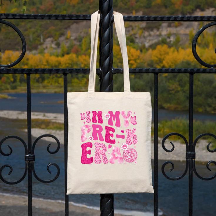 In My Pre-K Era Teachers Women Back To School Kids Girls Canvas Tote Bag, funny design