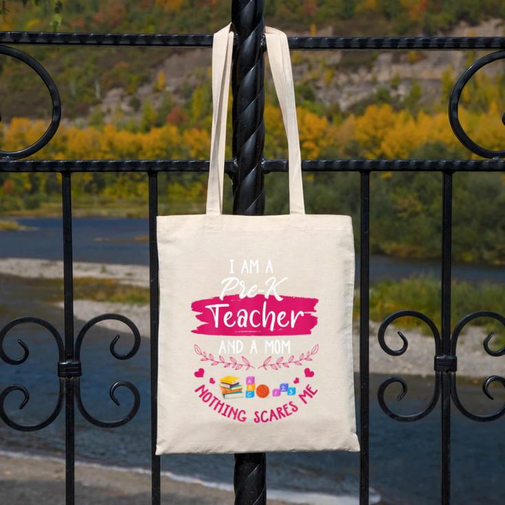 PreK Teacher Mom Shirt Preschool Teacher Mother For Women Canvas Tote Bag, Couple Gifts, funny design