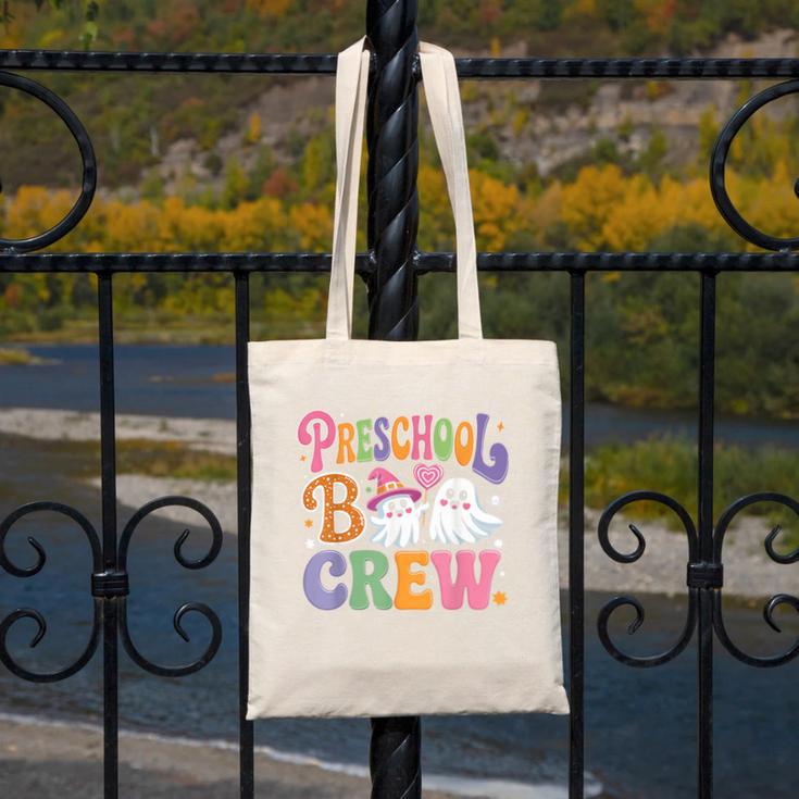 Preschool Boo Crew Preschool Teacher Student Halloween Canvas Tote Bag, funny design Preschool Boo Crew Preschool Teacher Student Halloween Canvas Tote Bag, funny design