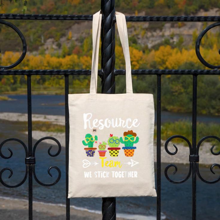 Resource Team Cactus Crew Resource Teacher Squad Canvas Tote Bag, funny design Resource Team Cactus Crew Resource Teacher Squad Canvas Tote Bag, funny design