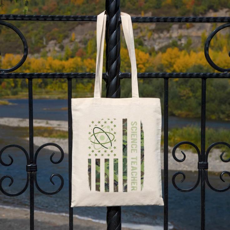 Science Teacher Camo American Flag Back To School Canvas Tote Bag, Science Teacher Gifts, funny design Science Teacher Camo American Flag Back To School Canvas Tote Bag, Science Teacher Gifts, funny design