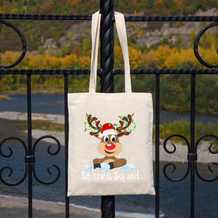 Science Teacher Squad Reindeer Christmas Teacher Xmas Lights For Men Women Canvas Tote Bag, Science Teacher Gifts, funny design Science Teacher Squad Reindeer Christmas Teacher Xmas Lights For Men Women Canvas Tote Bag, Science Teacher Gifts, funny design