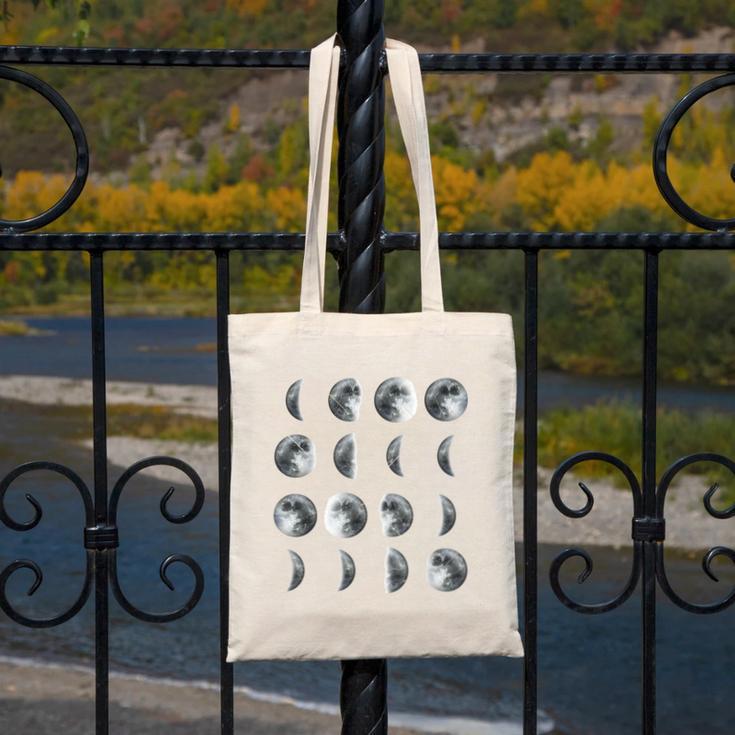 Space Science Student Teacher Leonard Moon Phases Men Women Kids Canvas Tote Bag, Science Teacher Gifts, funny design Space Science Student Teacher Leonard Moon Phases Men Women Kids Canvas Tote Bag, Science Teacher Gifts, funny design