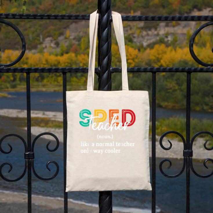Special Education For Men Women SPED Teacher Canvas Tote Bag, funny design