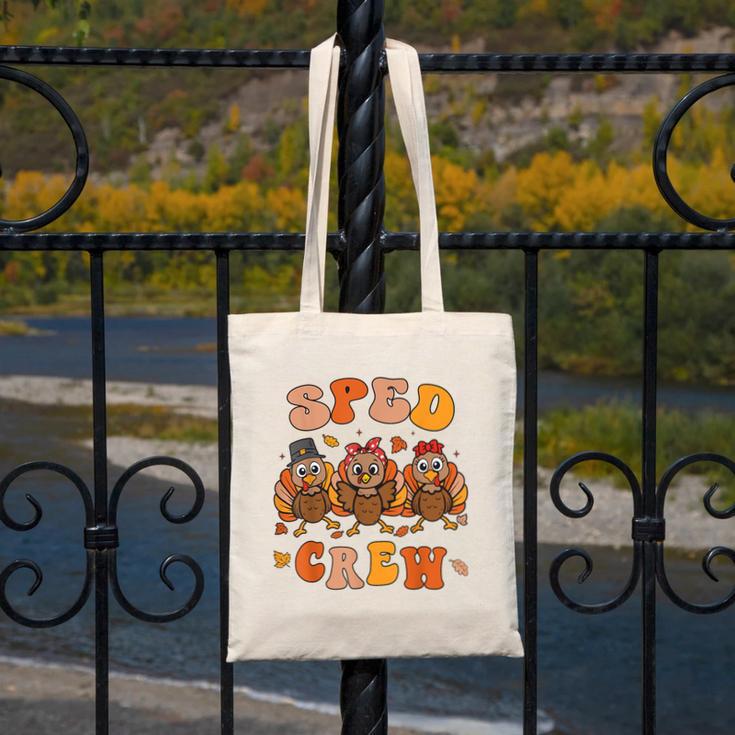 Sped Teacher Crew Thanksgiving Special Education Teacher Canvas Tote Bag, funny design Sped Teacher Crew Thanksgiving Special Education Teacher Canvas Tote Bag, funny design