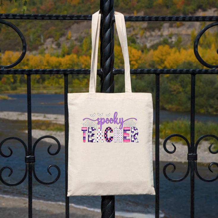 Spooky Teacher Halloween Costume Women Spooky Teacher Canvas Tote Bag, funny design Spooky Teacher Halloween Costume Women Spooky Teacher Canvas Tote Bag, funny design
