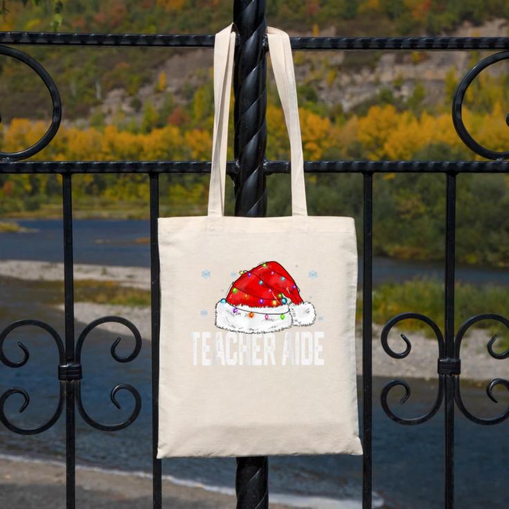 Teacher Aide Christmas Women Family Matching Group Xmas Canvas Tote Bag, funny design Teacher Aide Christmas Women Family Matching Group Xmas Canvas Tote Bag, funny design