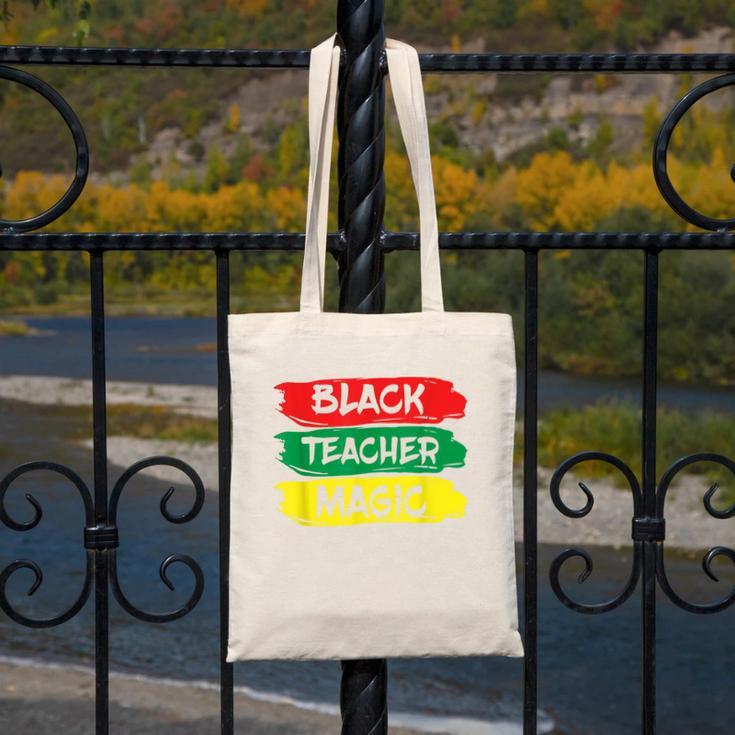 Teacher Magic Black History Month Educator For Men Women Canvas Tote Bag, History Teacher Gifts, funny design