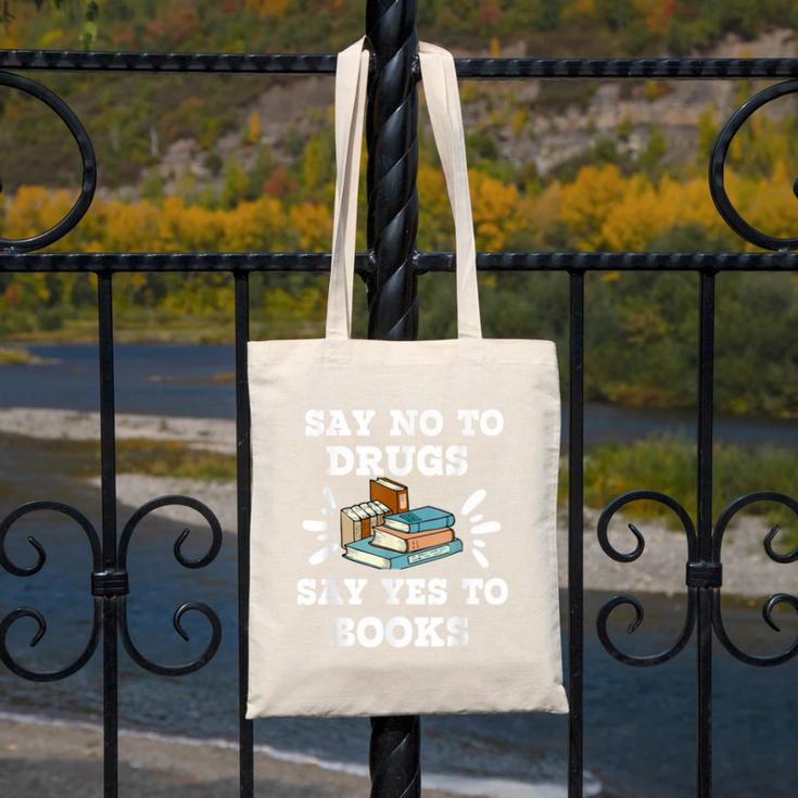 Teachers Red Ribbon Week Say No To Drugs Say Yes To Books Canvas Tote Bag, funny design Teachers Red Ribbon Week Say No To Drugs Say Yes To Books Canvas Tote Bag, funny design