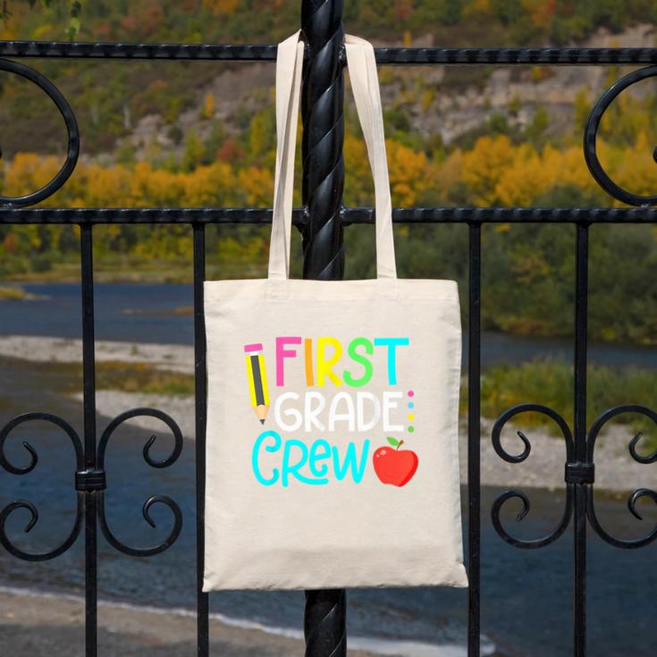 Team 1st Grade Crew Back To School 1st Grade Teacher Kids Canvas Tote Bag, funny design Team 1st Grade Crew Back To School 1st Grade Teacher Kids Canvas Tote Bag, funny design