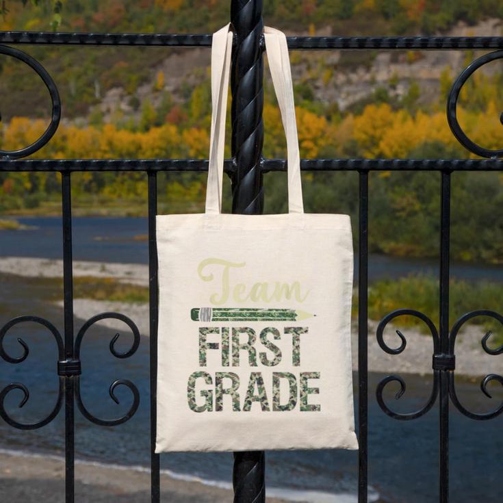 Team First Grade Camo 1st Grade Teacher Camouflage Canvas Tote Bag, First Grade Teacher Gifts, funny design Team First Grade Camo 1st Grade Teacher Camouflage Canvas Tote Bag, First Grade Teacher Gifts, funny design