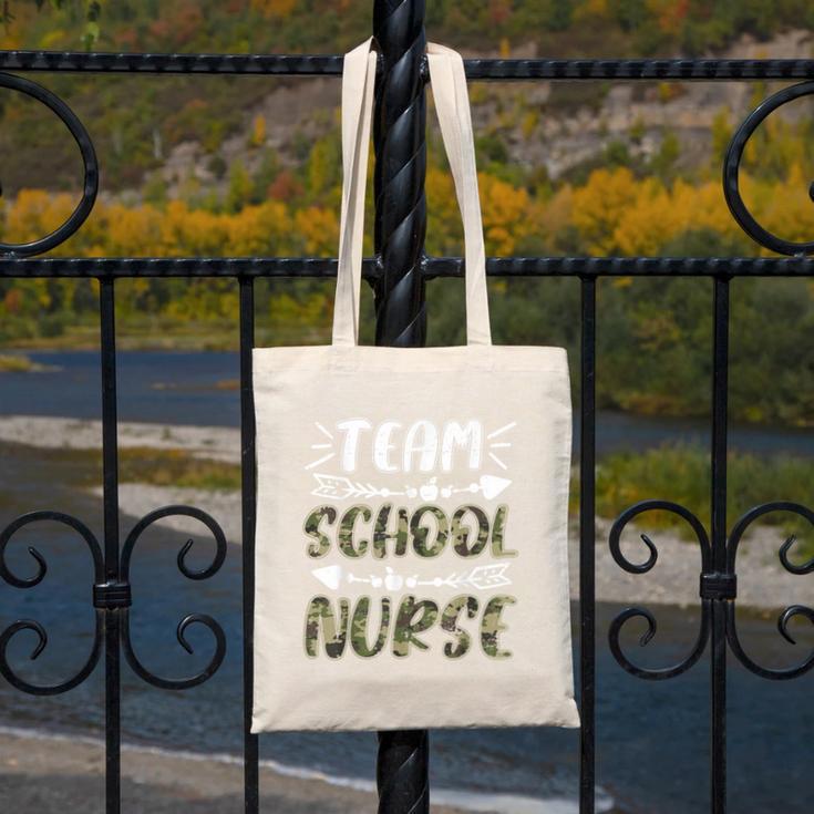 Team School Nurse Camo Teacher Student Back To School For Men Women Canvas Tote Bag, funny design Team School Nurse Camo Teacher Student Back To School For Men Women Canvas Tote Bag, funny design