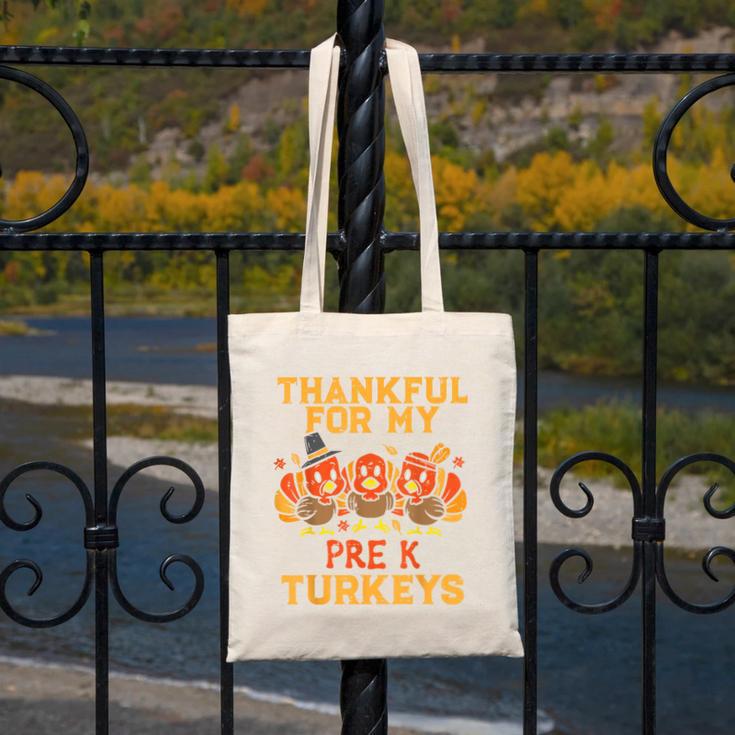 Thankful For My Pre K Turkeys Teacher Thanksgiving Men Women Canvas Tote Bag, funny design Thankful For My Pre K Turkeys Teacher Thanksgiving Men Women Canvas Tote Bag, funny design
