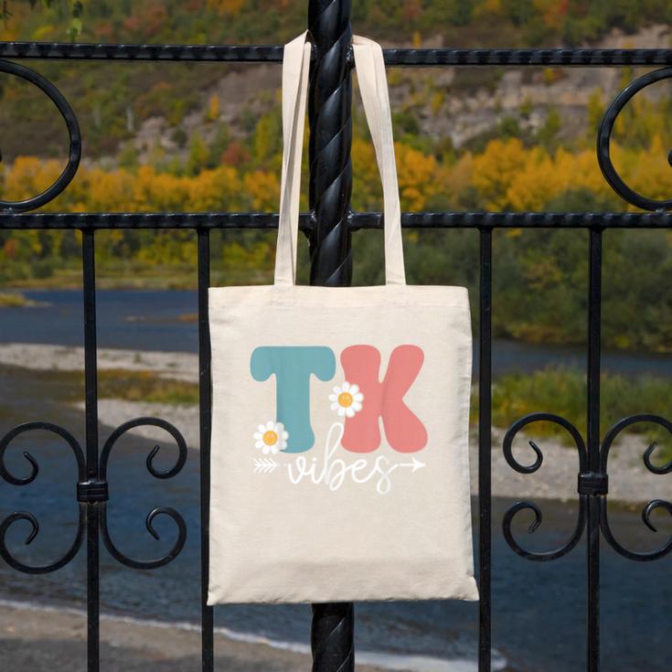 TK Vibes Back To School Teachers Students TK Team Canvas Tote Bag, funny design TK Vibes Back To School Teachers Students TK Team Canvas Tote Bag, funny design
