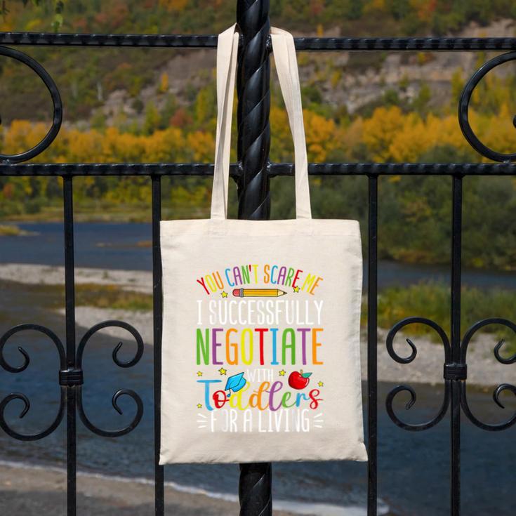 Toddler Negotiator Preschool Teacher Humor Babysitters Canvas Tote Bag, funny design Toddler Negotiator Preschool Teacher Humor Babysitters Canvas Tote Bag, funny design