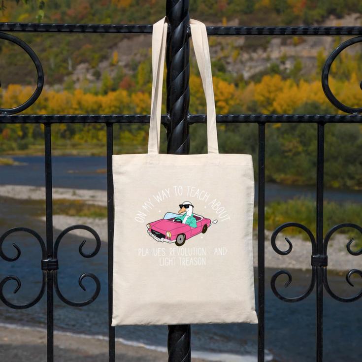 History Teacher Silly Goose Back To School Social Studies Canvas Tote Bag, History Teacher Gifts, funny design History Teacher Silly Goose Back To School Social Studies Canvas Tote Bag, History Teacher Gifts, funny design