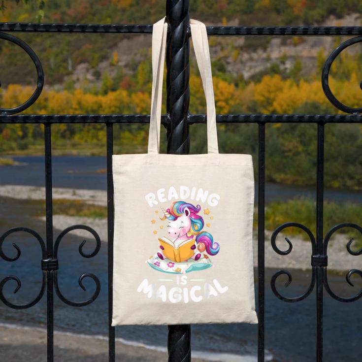 Unicorn Teacher Reading Is Magical Book Canvas Tote Bag, funny design Unicorn Teacher Reading Is Magical Book Canvas Tote Bag, funny design