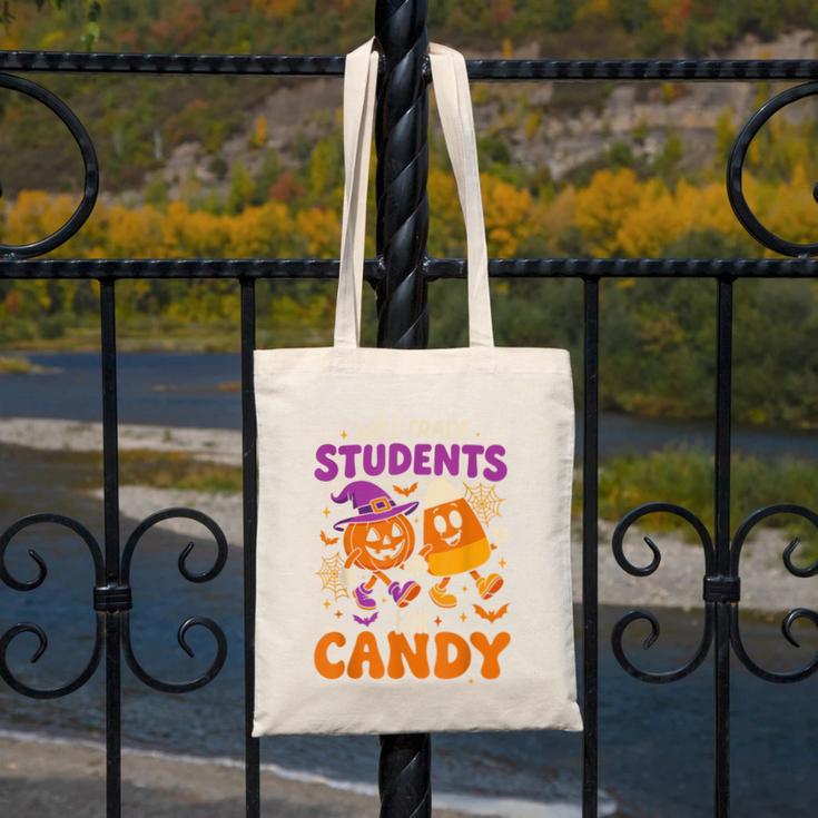 Will Trade Students For Candy Shirt Fun Candy Corn Teacher Canvas Tote Bag, funny design Will Trade Students For Candy Shirt Fun Candy Corn Teacher Canvas Tote Bag, funny design