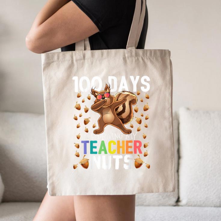 100 Days Of Driving My Teacher Nuts Dabbing Squirrel School Canvas Tote Bag, novelty gifts, funny gifts 100 Days Of Driving My Teacher Nuts Dabbing Squirrel School Canvas Tote Bag, novelty gifts, funny gifts