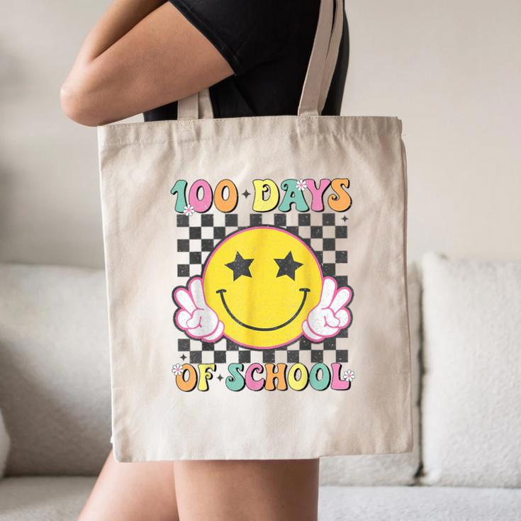 100th Day Of School Teacher Kids 100 Days Of School Canvas Tote Bag, novelty gifts, funny gifts