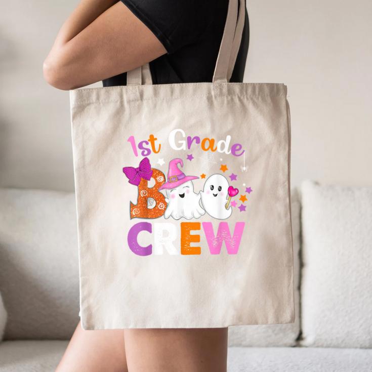 1st Grade Boo Crew First Grade Halloween Costume Teacher Kid Canvas Tote Bag, novelty gifts, funny gifts 1st Grade Boo Crew First Grade Halloween Costume Teacher Kid Canvas Tote Bag, novelty gifts, funny gifts