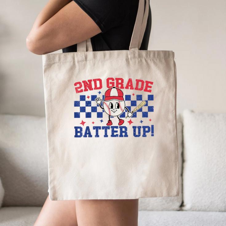 2nd Grade Batter Up Back To School Baseball Teacher Kids Canvas Tote Bag, novelty gifts, funny gifts 2nd Grade Batter Up Back To School Baseball Teacher Kids Canvas Tote Bag, novelty gifts, funny gifts