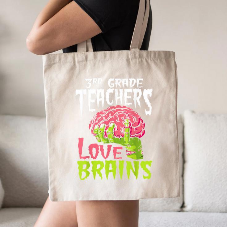 3rd Grade Teachers Love Brains Zombie Teacher Halloween Canvas Tote Bag, novelty gifts, funny gifts 3rd Grade Teachers Love Brains Zombie Teacher Halloween Canvas Tote Bag, novelty gifts, funny gifts