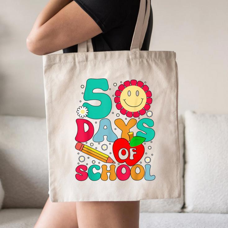 50 Days Of School Teacher Happy 50th Day Of School Kids Canvas Tote Bag, novelty gifts, funny gifts 50 Days Of School Teacher Happy 50th Day Of School Kids Canvas Tote Bag, novelty gifts, funny gifts