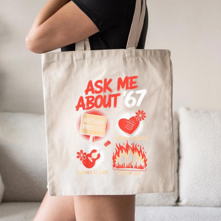 67 History Teacher Teacher 6 7 Overuse '67 Canvas Tote Bag, novelty gifts, funny gifts