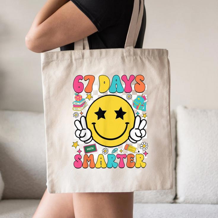 67th Day Of School Shirt 67 Days Smarter Teacher Boy Girls Canvas Tote Bag, novelty gifts, funny gifts 67th Day Of School Shirt 67 Days Smarter Teacher Boy Girls Canvas Tote Bag, novelty gifts, funny gifts