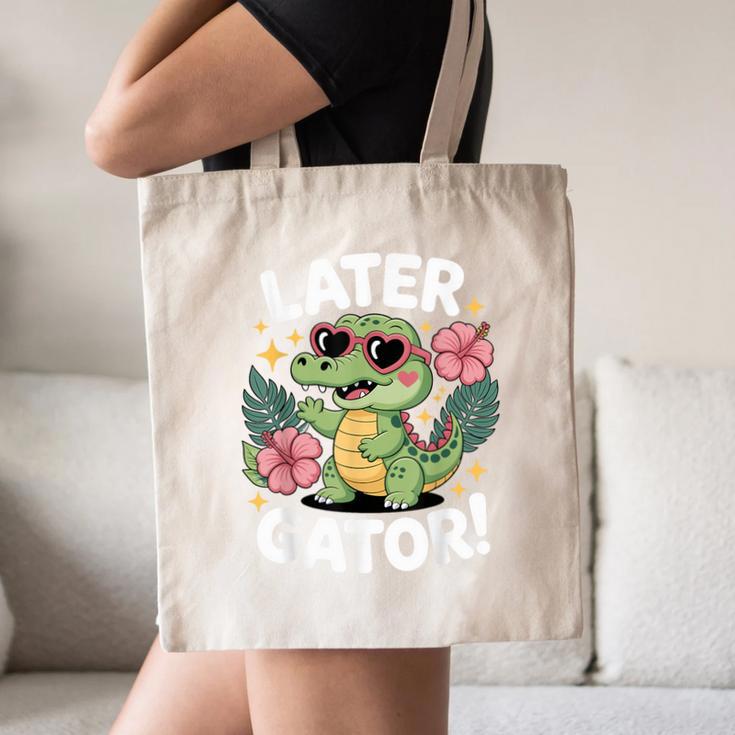Alligator Later Gator Teacher Summer Last Day Fun Canvas Tote Bag, novelty gifts, funny gifts Alligator Later Gator Teacher Summer Last Day Fun Canvas Tote Bag, novelty gifts, funny gifts