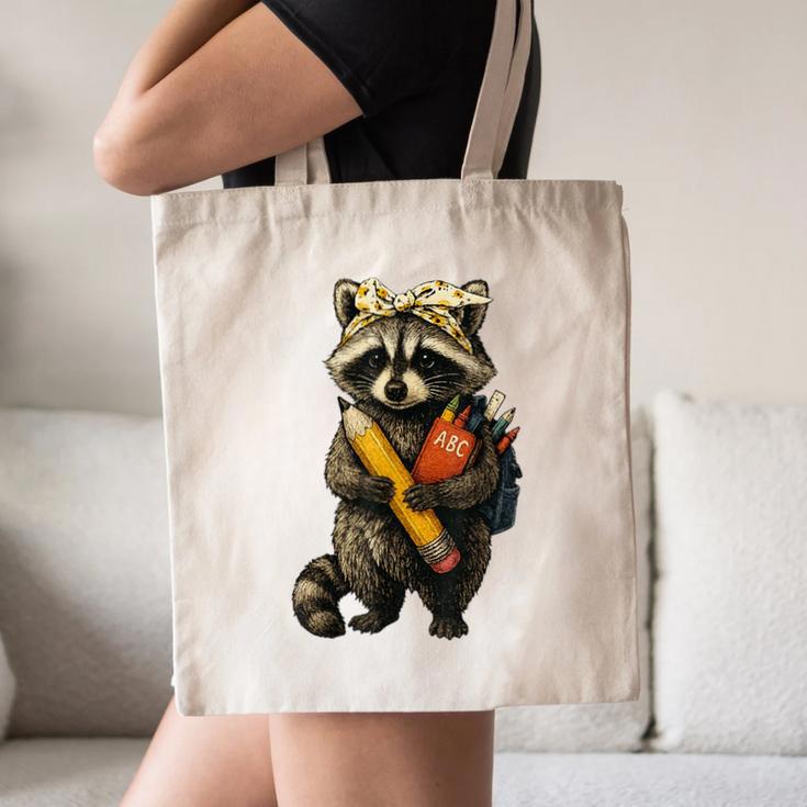 Back To School Raccoon Teachers Student Kids Canvas Tote Bag, novelty gifts, funny gifts Back To School Raccoon Teachers Student Kids Canvas Tote Bag, novelty gifts, funny gifts