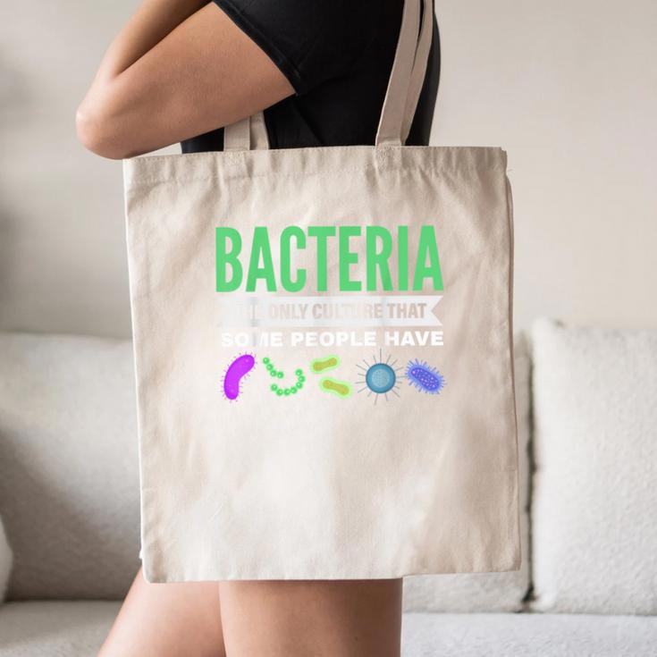 Bacteria Culture Biology Science Teacher Biologist Canvas Tote Bag, novelty gifts, funny gifts