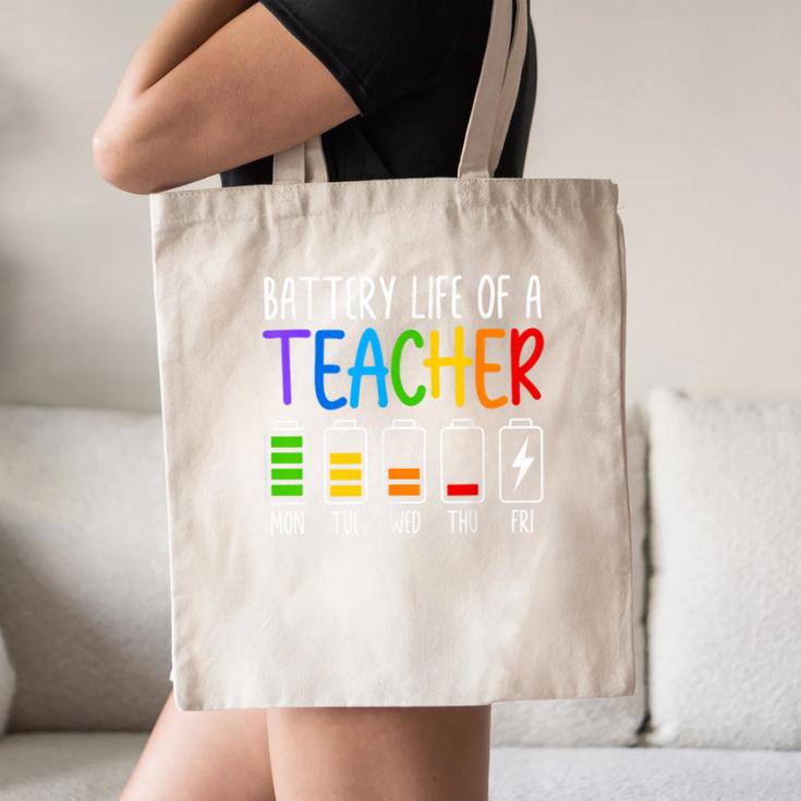 Battery Life Of A Teacher School Teacher Appreciation Canvas Tote Bag, novelty gifts, funny gifts Battery Life Of A Teacher School Teacher Appreciation Canvas Tote Bag, novelty gifts, funny gifts