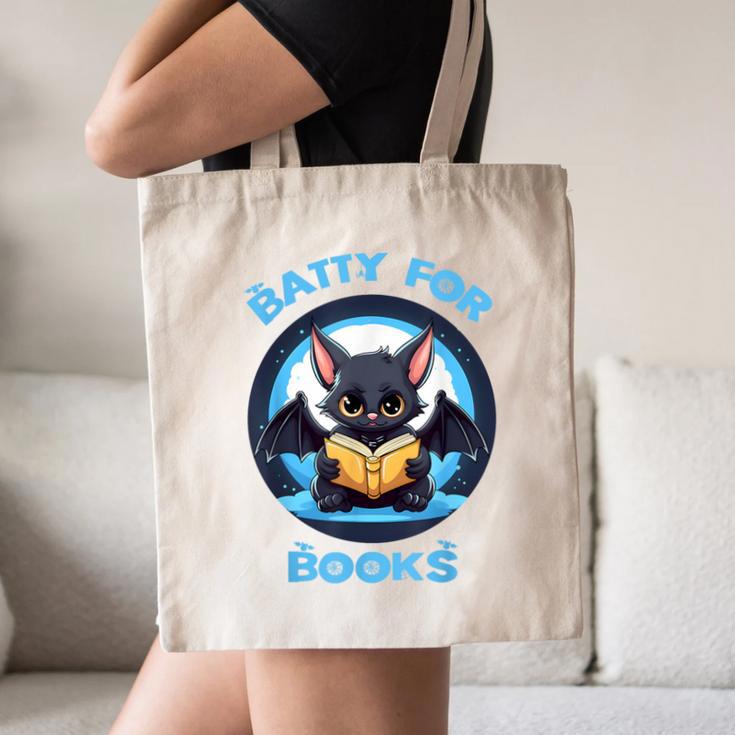 Batty About Books Lover Teacher Librarian Bookish Halloween For Men Women Kids Canvas Tote Bag, novelty gifts, funny gifts Batty About Books Lover Teacher Librarian Bookish Halloween For Men Women Kids Canvas Tote Bag, novelty gifts, funny gifts